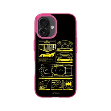 iPhone 16 JellyTint 粉漾桃 - Batman 蝙蝠俠 - 蝙蝠車