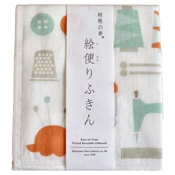 Naramachi 丸山纖維 蚊帳生地 抹布 縫紉工具 棉 尼龍材質 日本產  40 × 35cm  1條