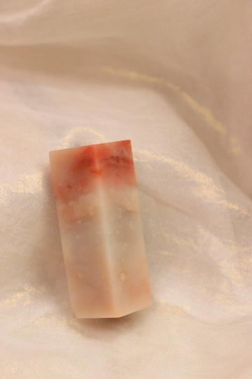 【日好手工刻印・姓名寶寶開戶單章】橘紅巴林石 D7