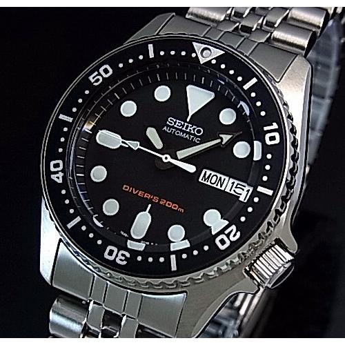 SEIKO Diver's watch セイコー ダイバーウォッチ 自動巻 ボーイズ 腕時計 メタルベルト ブラック文字盤 海外モデル SKX013K2  | LINEブランドカタログ