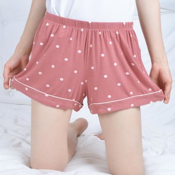 青年黑色短褲2025新款女夏寬松莫代爾薄款熱褲大褲衩女睡褲夏季