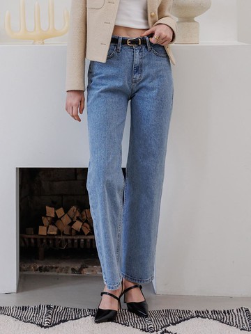 Semi-wide Denim