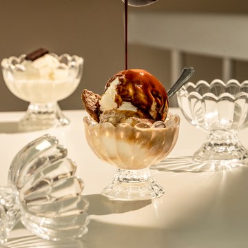 It Us 花朵玻璃點心碗 170ml  透明  4個