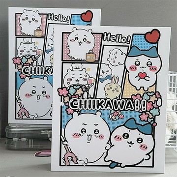 🔥桃園出貨🔥【2525人收藏】吉伊卡哇ins卡冊高顔值可愛活頁四宮格加厚超硬追星卡片收納相冊