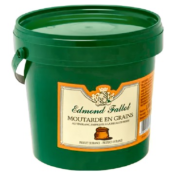 Edmond Fallot 斐洛 法式傳統芥茉籽醬  1.1kg  1個