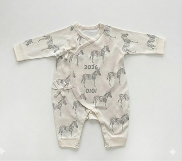 刻字2026斑馬年新生兒嬰兒棉綁帶和尚服 彌月禮盒 babymurmur