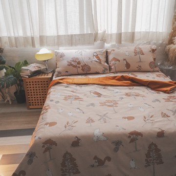 森眠 Q3加大床包＋雙人鋪棉兩用被四件組 100%精梳棉(60支) 台灣製 棉床本舖