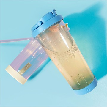 TC02彈跳吸管Tritan環保杯 珍奶隨行杯