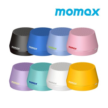 【Momax】1-Vibe Lite 馬卡龍磁吸無線音箱｜可串聯 可當手機支架 藍牙喇叭 音箱