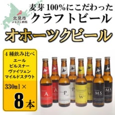 オホーツクビール8本セット 全3回