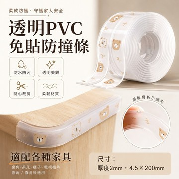 透明無痕防護條🍓兒童防撞條 卡通印花 免貼防撞條 護角條 家用防撞條 無痕防撞條 家具防磕碰 家具包邊條 墙角包邊條