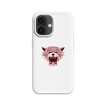 iPhone 16 SolidX 白 - Catalina Estrada - Pink Tiger Head