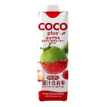 Cocoplus 椰子水-鹹荔枝味(1000mlx6入)/箱