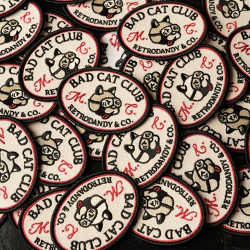 BCMC老式鎖鏈繡布章 - 橢圓