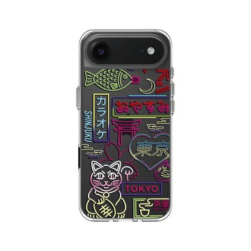 iPhone Air Clear Case（相機按鈕） 透明 - Denise Rashidi (Surudenise) - 東京霓虹