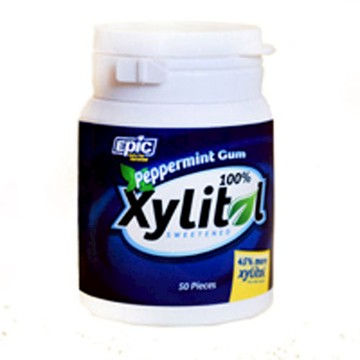 Xylitol Gum Peppermint 50 ct by Epic Dental