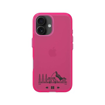 iPhone 16 Clear 粉漾桃 - Nature Explorers 自然探索指南 - 在路上