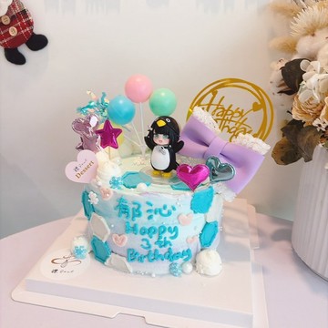 咕咕嘎嘎主題蛋糕 公仔蛋糕 客製化 生日 節日 客製化生日蛋糕