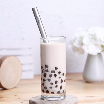 【單支｜12mm口徑-21.5cm粗吸管】鑽石鈍角純鈦吸管 12mm口徑-21.5cm粗吸管