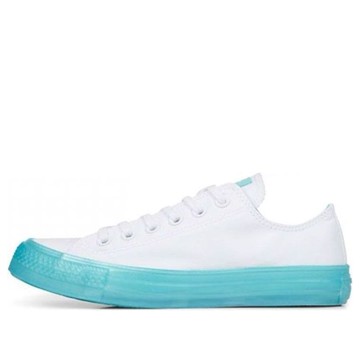 (WMNS) Converse Chuck Taylor All Star Low 'White Bleached Aqua'