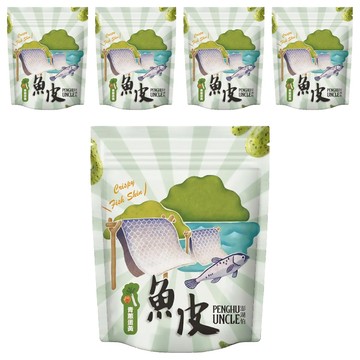 澎湖伯 風味魚皮 青蔥蛋黃  70g  5包