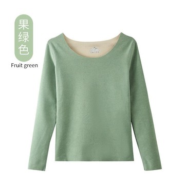 臺灣/✨保暖發熱衣 無痕保暖衣 德絨無痕發熱秋衣秋褲女保暖內衣套裝打底衫加絨加厚冬季上衣長袖