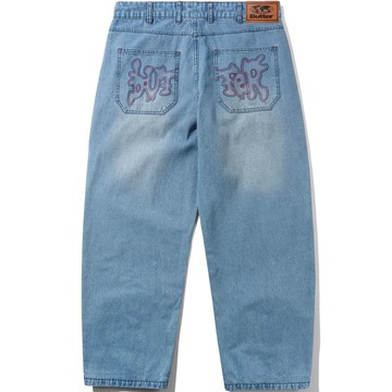BUTTER GOODS BG261A70821 BLOTCH DENIM JEANS 丹寧長褲 (水洗藍色)