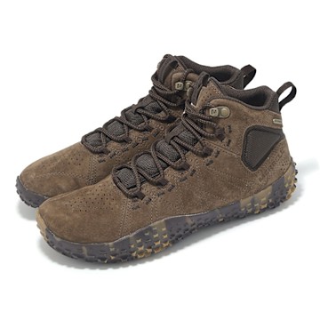Merrell 休閒鞋 Wrapt Mid WP 男鞋 棕 防水鞋面 麂皮 抓地 戶外 山系 ML007107