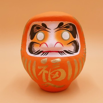 江戶御緣物語  祈願達摩15cm橘
