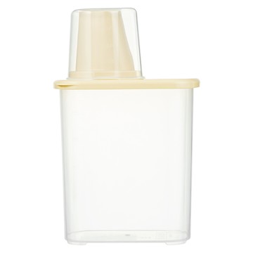 comet 粉末洗劑分裝罐 1L  奶油黃  3瓶