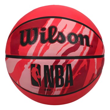 Wilson NBA DRV系列 PLUS 紅色橡膠籃球  WTB9203XB07  7號(75~78cm)  1個