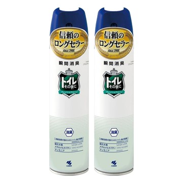 小林製藥 瞬間消臭浴廁用除臭噴霧 清新綠  280ml  2瓶
