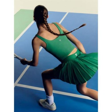 【Tna Tennis】有球袋防走光健身運動迷你高腰減齡網球百褶傘裙女
