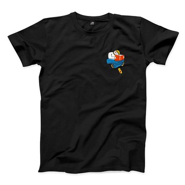 閱讀時光 - 男孩 - 黑 - 中性版T恤