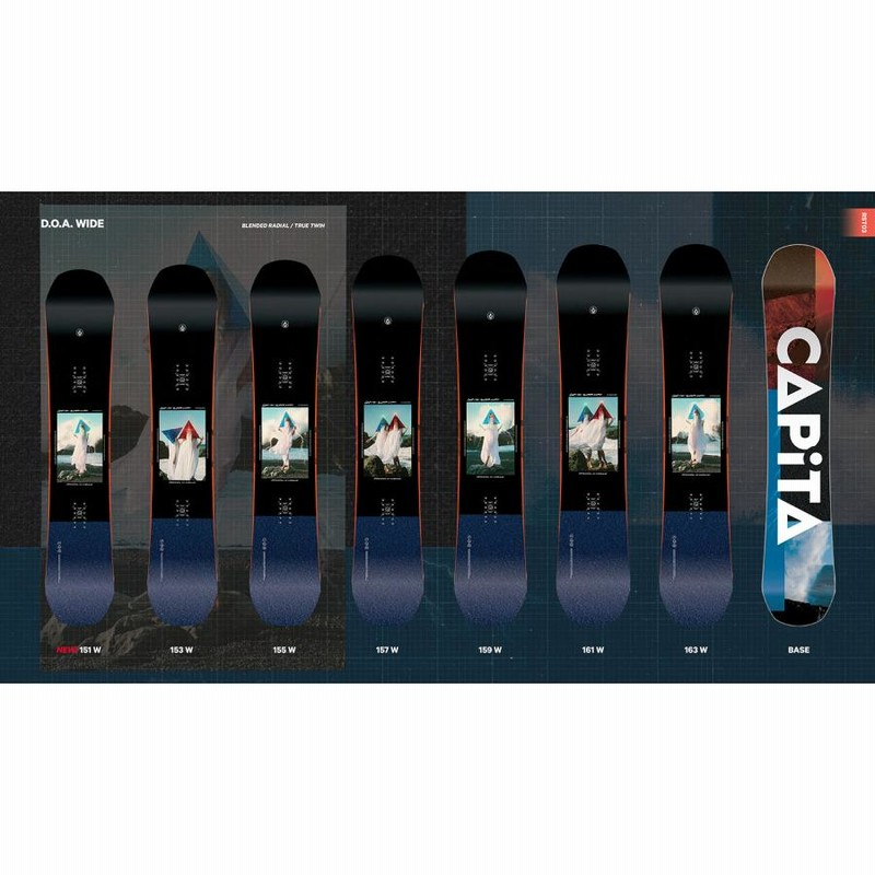23-24 CAPITA SNOWBOARDS D.O.A WIDE 153 キャピタ スノーボード 23-24 CAPITA SNOWBOARDS D.O.A WIDE 153 キャピタ スノーボード
