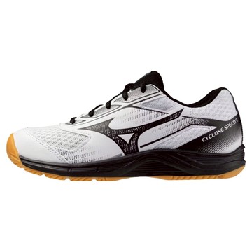 Mizuno 美津濃 Golf 女款 CYCLONE SPEED 排球鞋/運動鞋 V1GC258161  23cm  黑色 + 白色