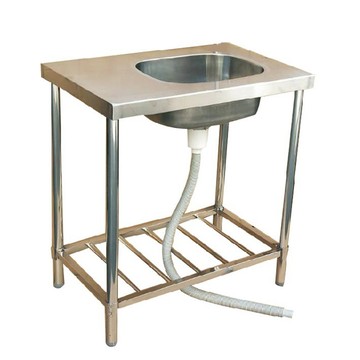 LANDER 不鏽鋼75公分單水槽(75x50x82公分)-台灣製造/工廠直營