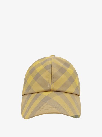 Nylon hat with check print - BURBERRY - gender_Woman