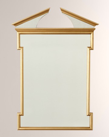 Broken Pediment Gold Leaf Mirror