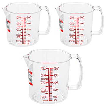 nakaya k159 塑膠量杯500cc  1入  透明  500