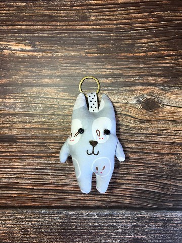 +紅豆麻糬+貓咪鑰匙圈