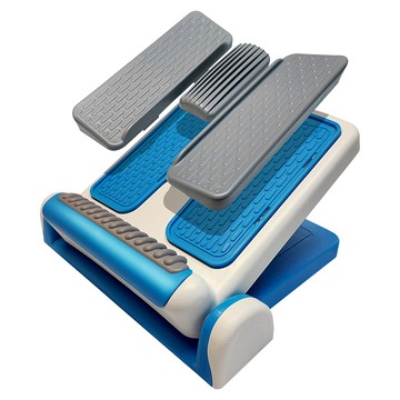 66fit 內外八 3合1 拉筋板 3kg  藍白色  39 x 36 x 6~25cm