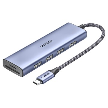 UGREEN 綠聯 六合一Type-C集線器 標準版  1個  20956