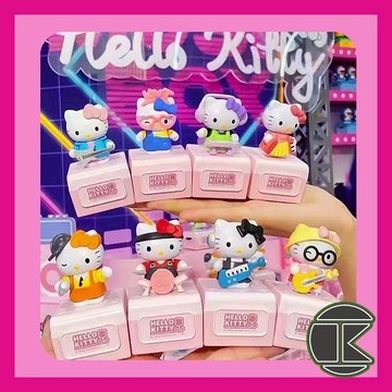 【愛蛋客】6月預購 盲盒 凱蒂貓音樂盒 Hello Kitty音樂節音盒盲盒 玩具 收藏 娛樂 一中盒8入