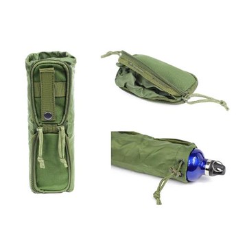 1000D CORDURA戶外旅游折疊水壺收納包MOLLE戰術水杯套水瓶掛包