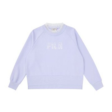 FILA 女長袖圓領T恤-淺紫 5TEA-5452-PL