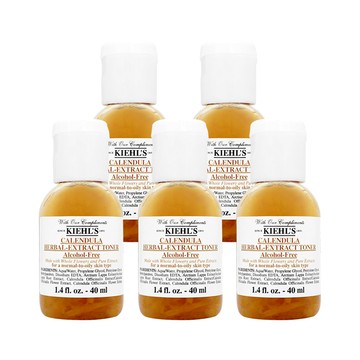 【Kiehl’s契爾氏】金盞花植物精華化妝水 40ml-5入組