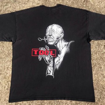 TOOL工具樂隊周邊經典重金屬風潮牌印花短袖vintage古著重磅棉T恤