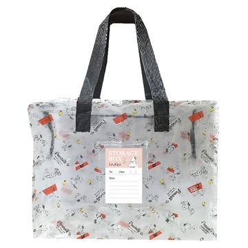 PEANUTS 史努比 儲物側背袋  47 x 36 x 18.5cm  紅屋頂