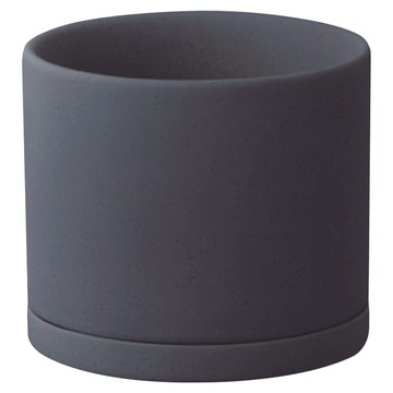 KINTO PLANT POT 191 陶瓷花盆  8.5cm  深灰色  1個